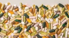 Assortment of different supplement pills