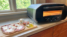 Ooni indoor pizza oven with homemade pizza