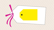 Illustration of a shopping tag with the Best Buy Logo.