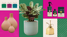 GrowOya Garden Olla, Easy Plant Marxii Calathea, Haws Brass Plant Mister