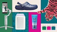 Crocs Lined Clogs, Urban Outfitters Tiger Bath Mat, Biore UV Aqua Rich SPF 50 Daily Moisturizer, Frigidaire 9-Can Mini Beauty Lighted Mirror Fridge, DJI OM 5 smartphone gimbal