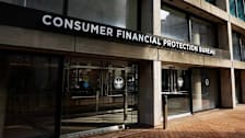 The exterior of the Consumer Financial Protection Bureau (CFPB) headquarters on February 10, 2025, in Washington, D.C.