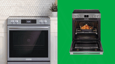 Frigidaire range, Bosch refrigerator, LG Wall Bosch dishwasher, and LG cooktop