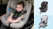 Nuna Revv convertible car seat, Chicco Fit360, and Britax Poplar