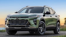 2026 Chevrolet Trax Activ front, parked along water