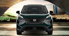 2026.5 Nissan Rogue Dark Armor, front in a tunnel