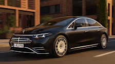 2027 Mercedes-Benz EQS driving in city