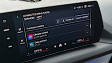BMW 2 Series Gran Sport screen showing OTA updates are available