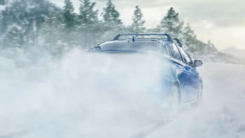 2019 Toyota Prius in snow