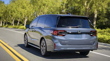 2025 Honda Odyssey driving, rear