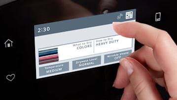 Auto-dry features on a Whirlpool dryer