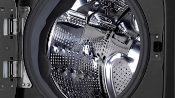 the inside of an LG washing machine tub