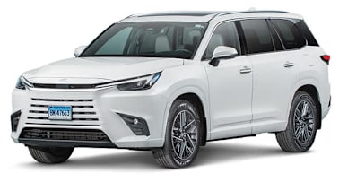 white 2026 Lexus TX 3/4 facing left