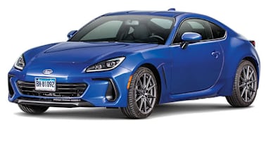 blue 2026 Subaru BRZ 3/4 facing left