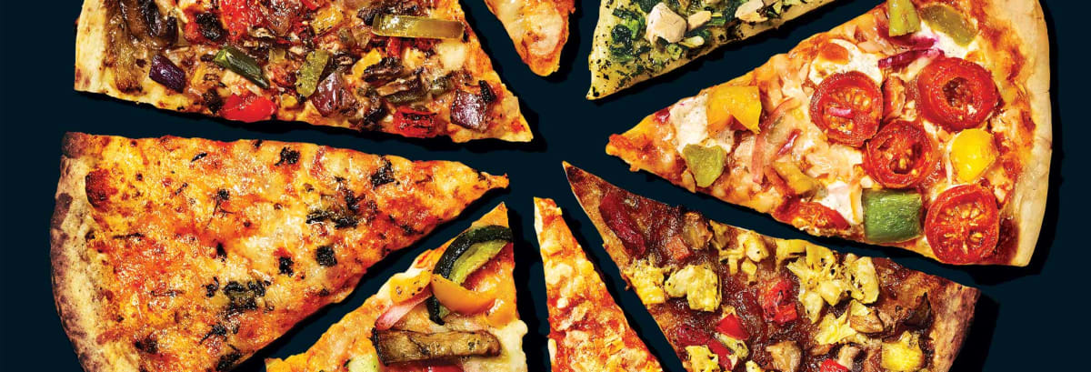 frozen pizzas
