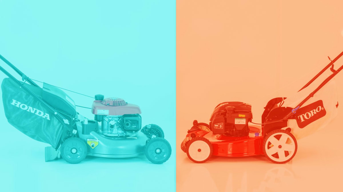 honda and toro lawn mowers