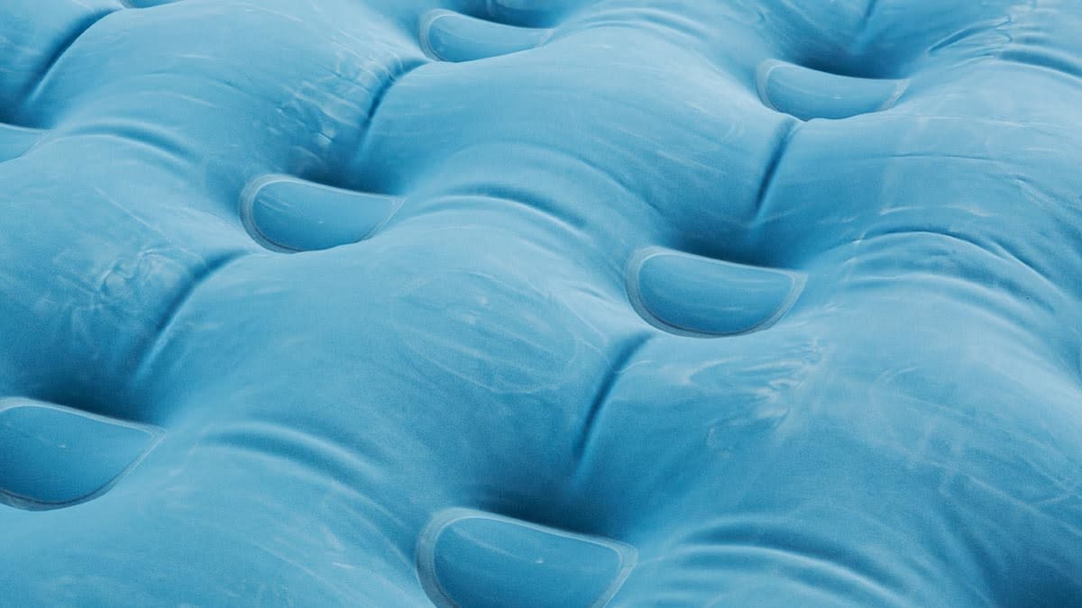 Detail of the surface of an air mattress