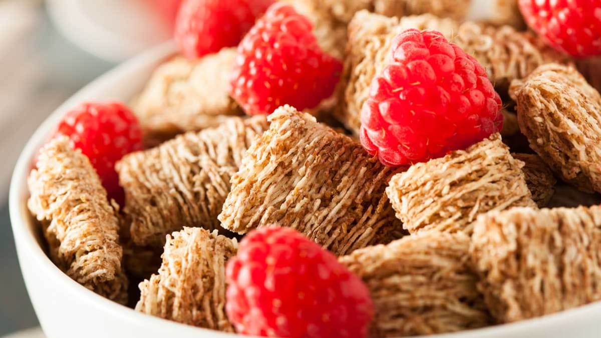 Cereal with Rasberries