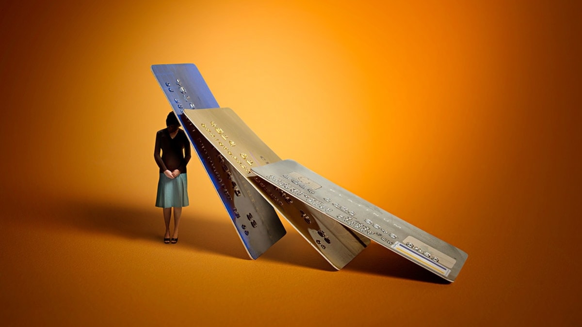 Mounting credit cards