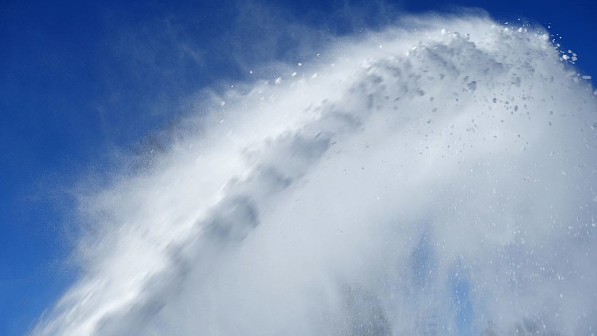 Snow blowing