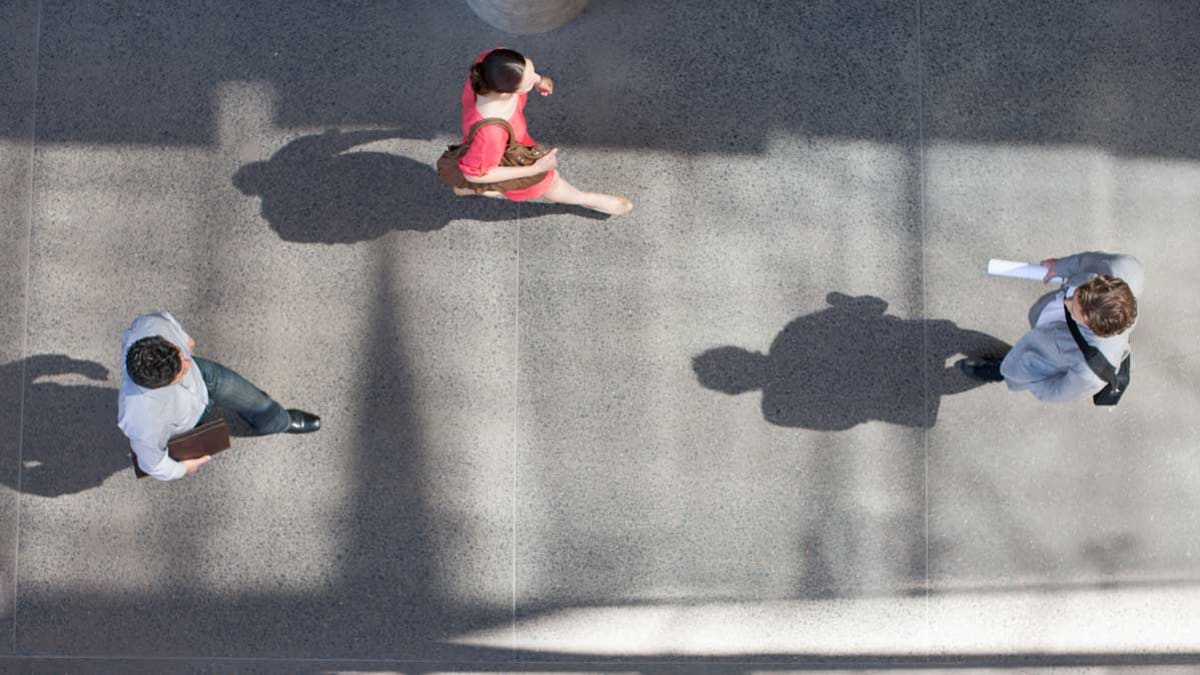 people walking