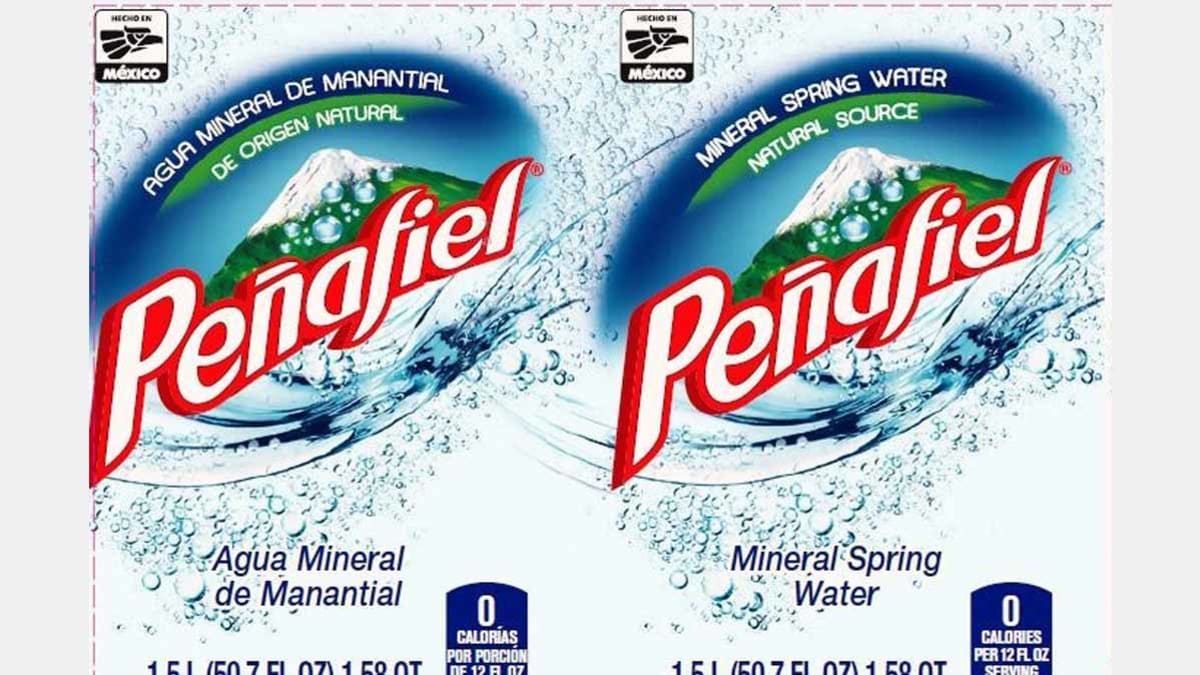 Penafiel water labels