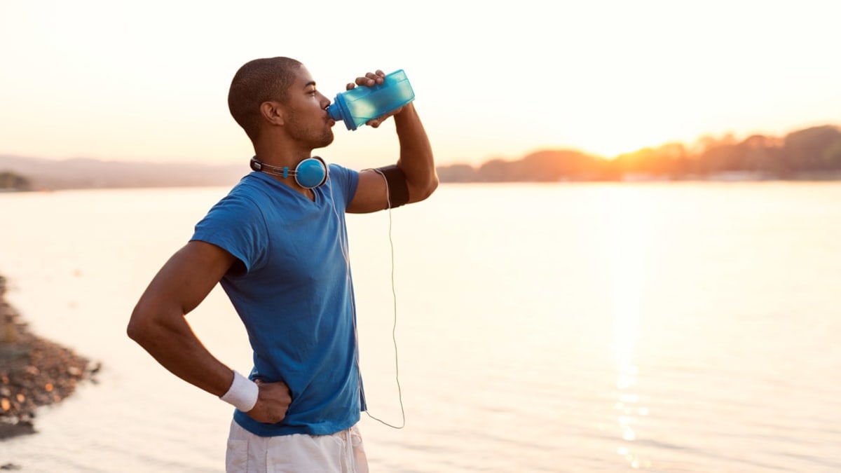 drinking water