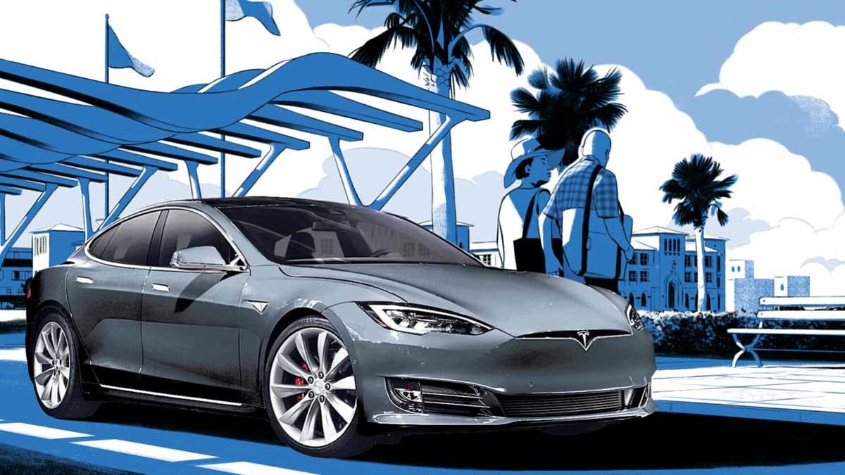 Tesla EV cars