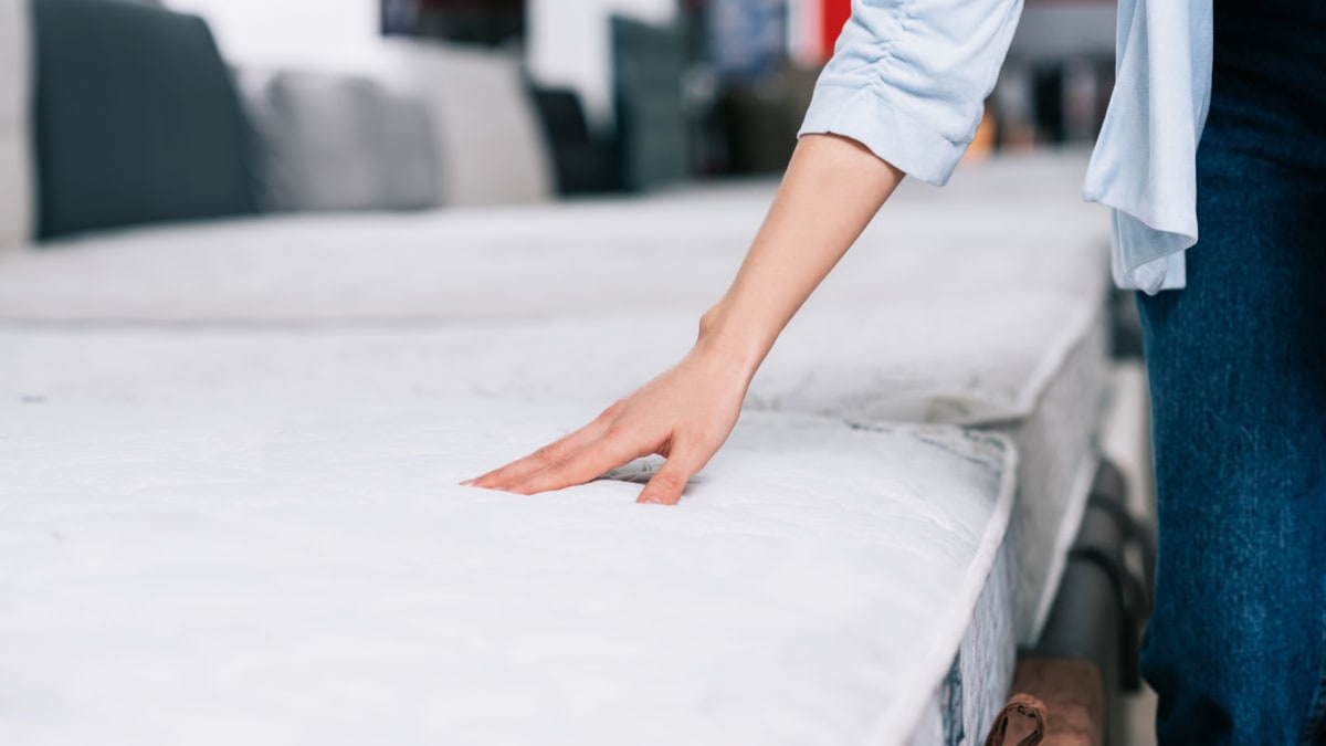 mattress store person