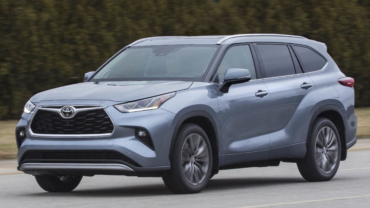2020 Toyota Highlander Platinum press car