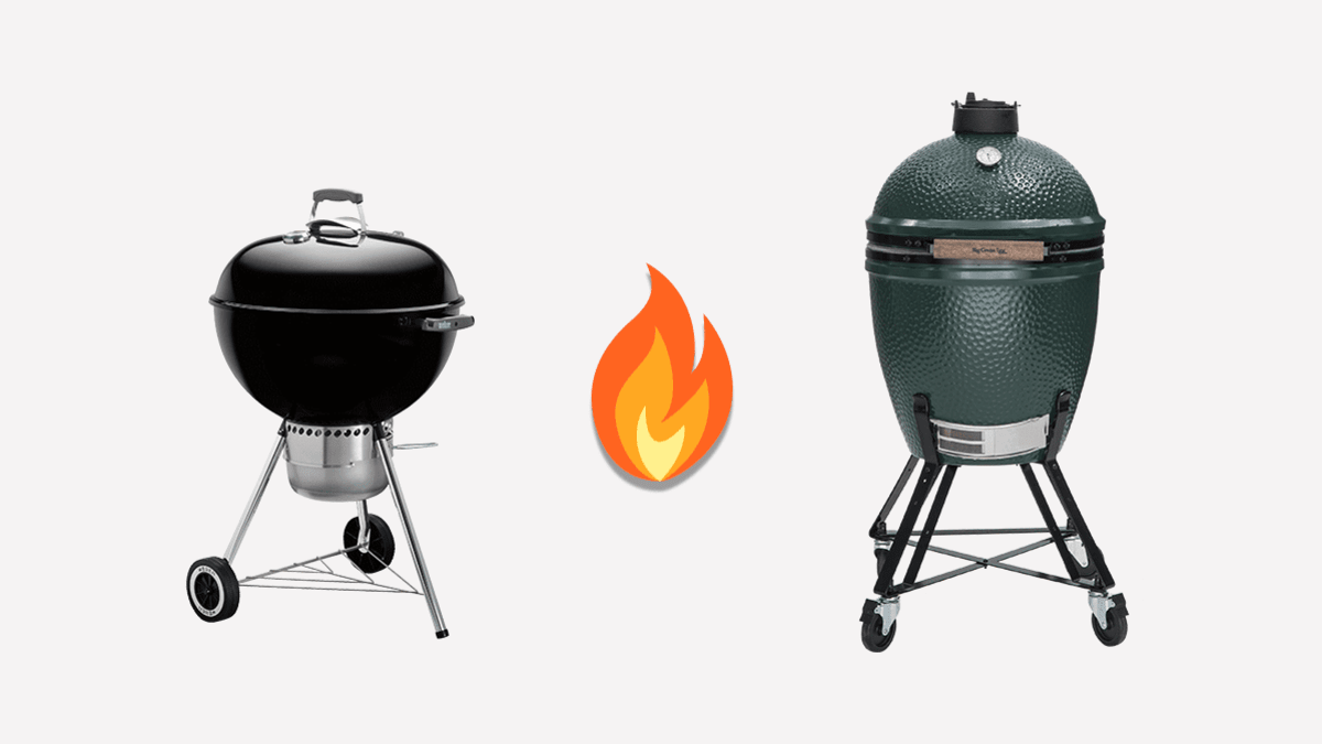 Charcoal Grill er Kettle vs. Big Green Egg Consumer Reports