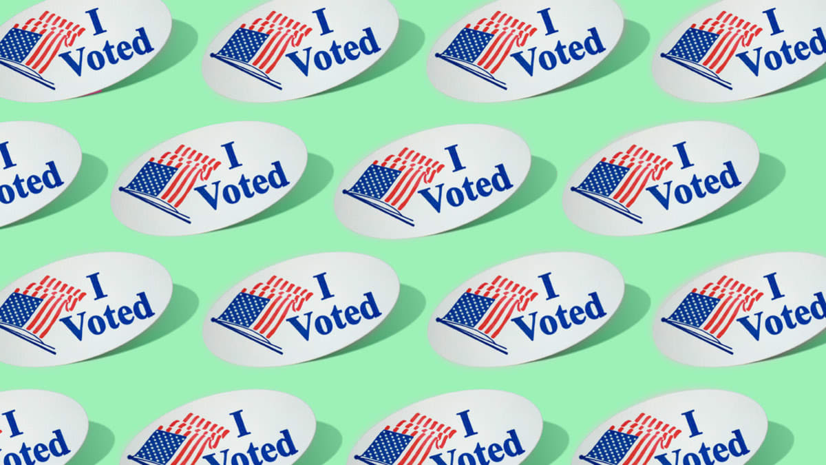 voting stickers