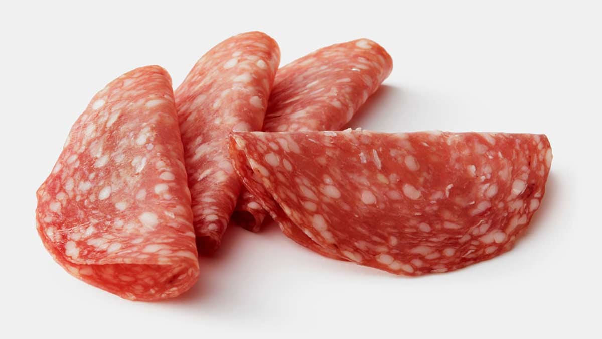 sliced salami