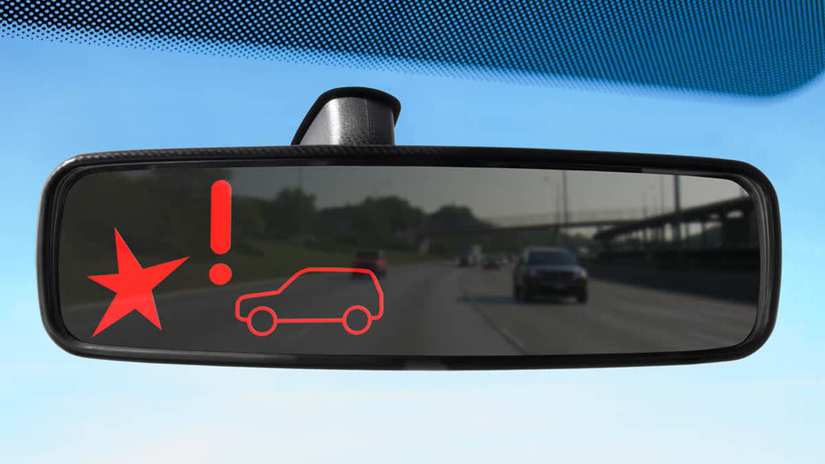 V2X mirror