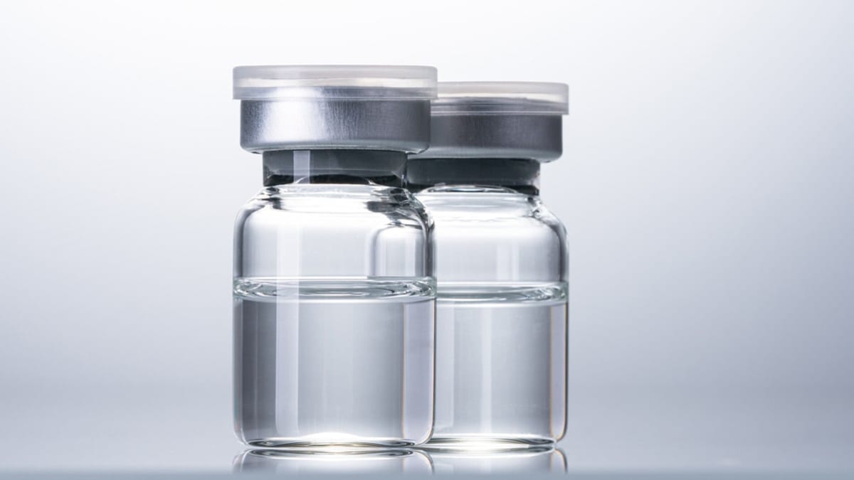 Two vaccine vials
