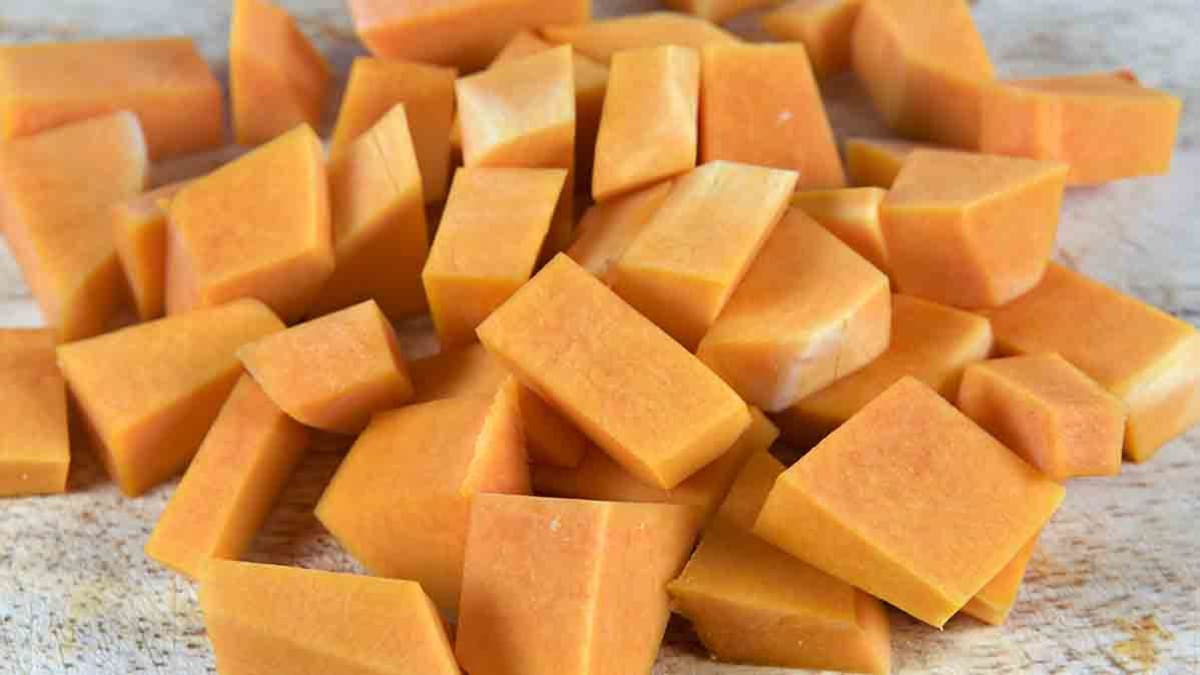 butternut squash cubes