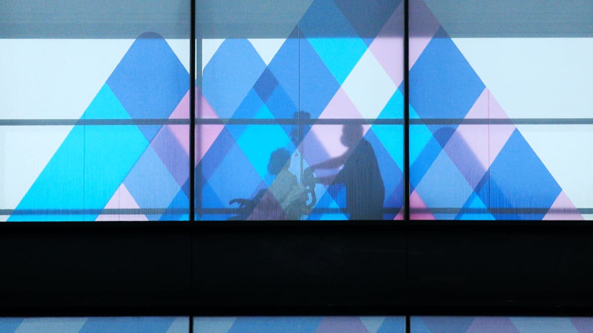 A patient is transported inside the Mount Sinai Hospital in New York on November 11, 2020.