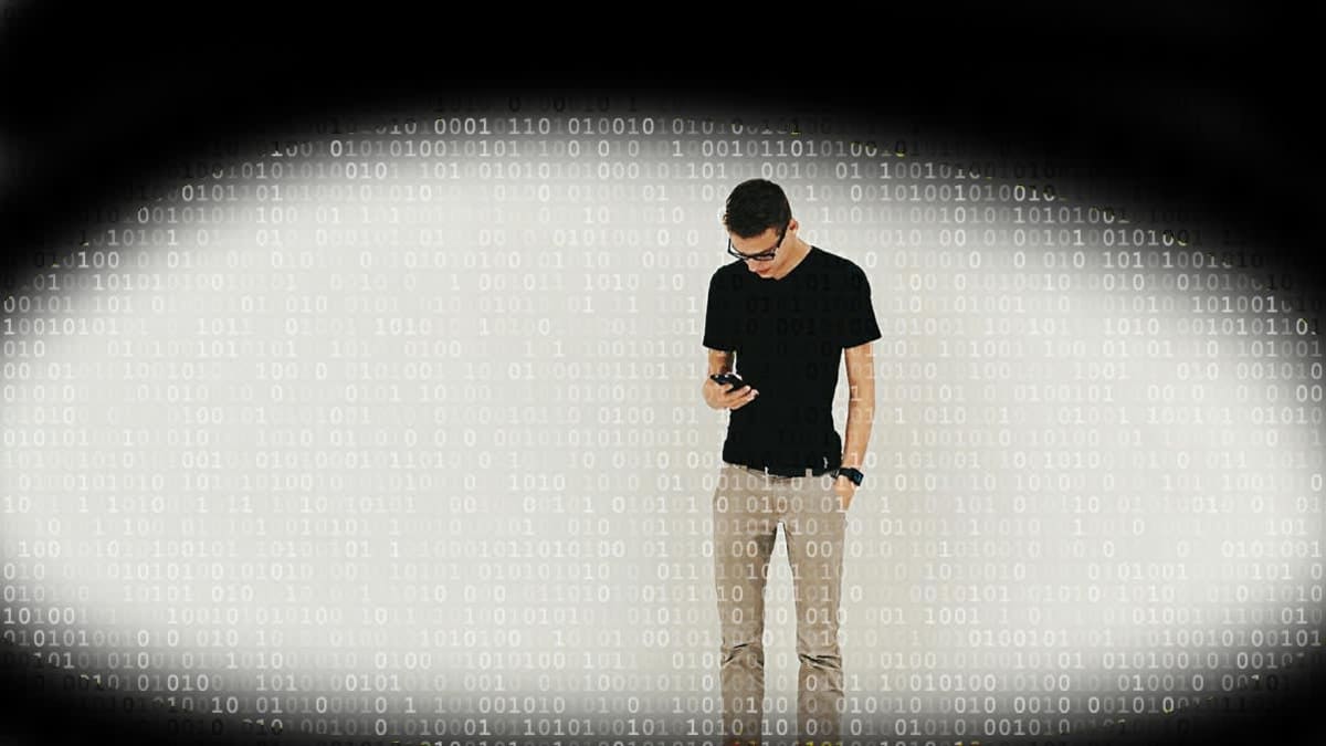 person using a cell phone