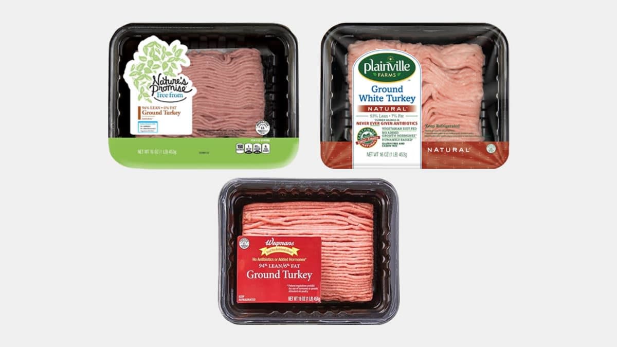 packaged ground turkey