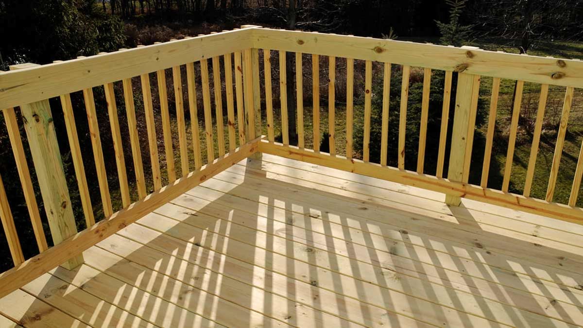 wood deck