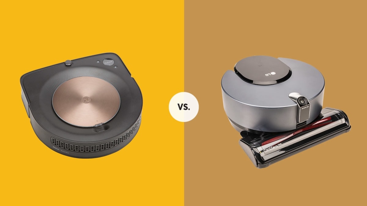 Robotic Vacuum FaceOff iRobot S9+ vs. LG CordZero ThinQ Consumer