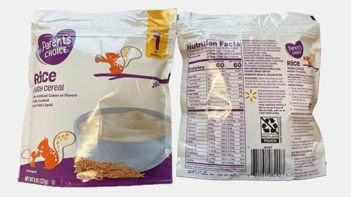 Parent’s Choice Rice Baby Cereal Recall | High Arsenic Level - Consumer ...