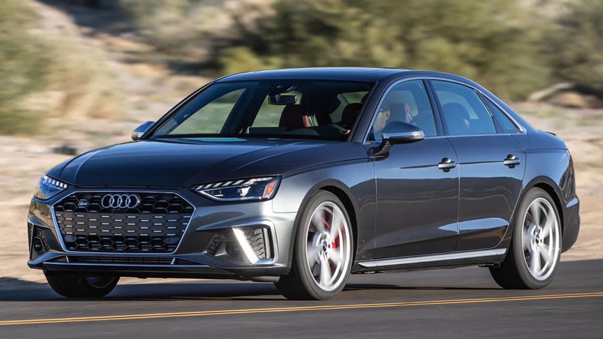 2020 Audi S4 driving