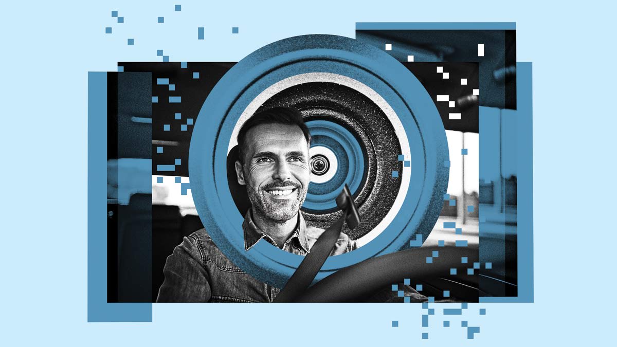 Collage of images for Driver Monitoring