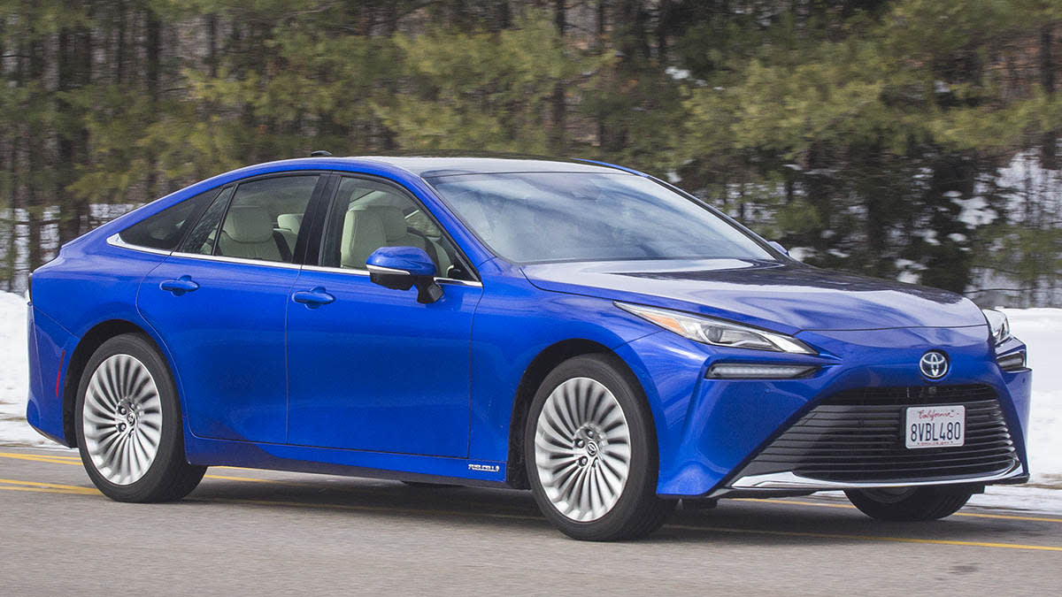 2021 Toyota Mirai driving