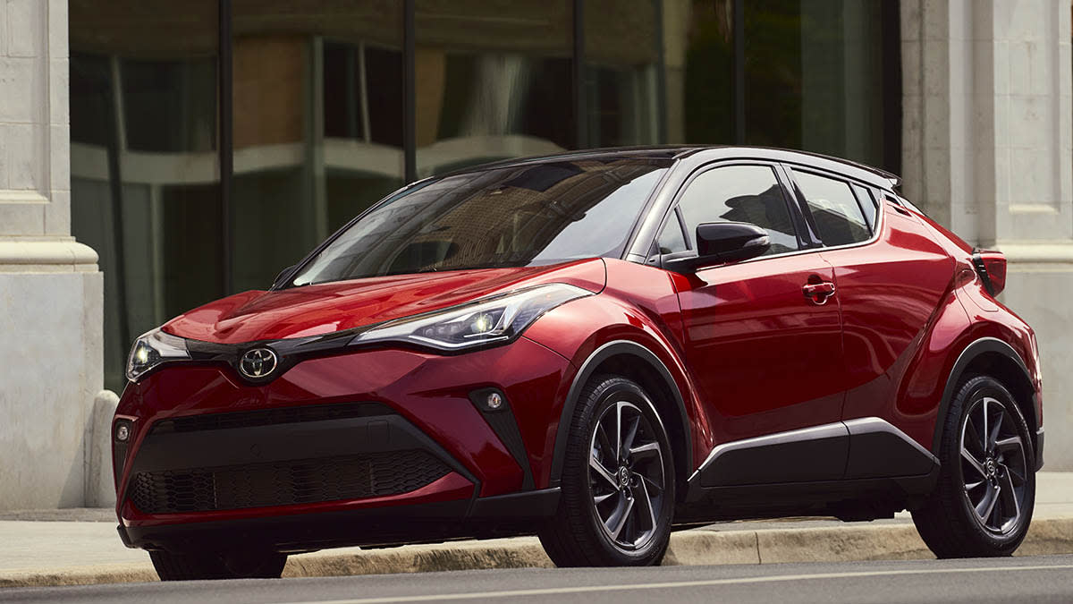 2021 Toyota C-HR parked on a city street