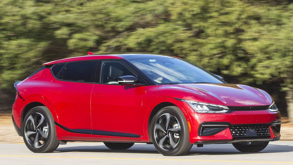 2022 Kia EV6 driving