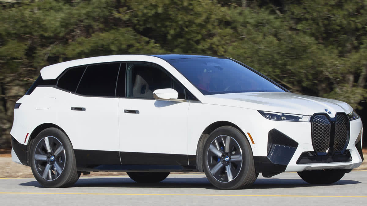 2022 BMW iX driving