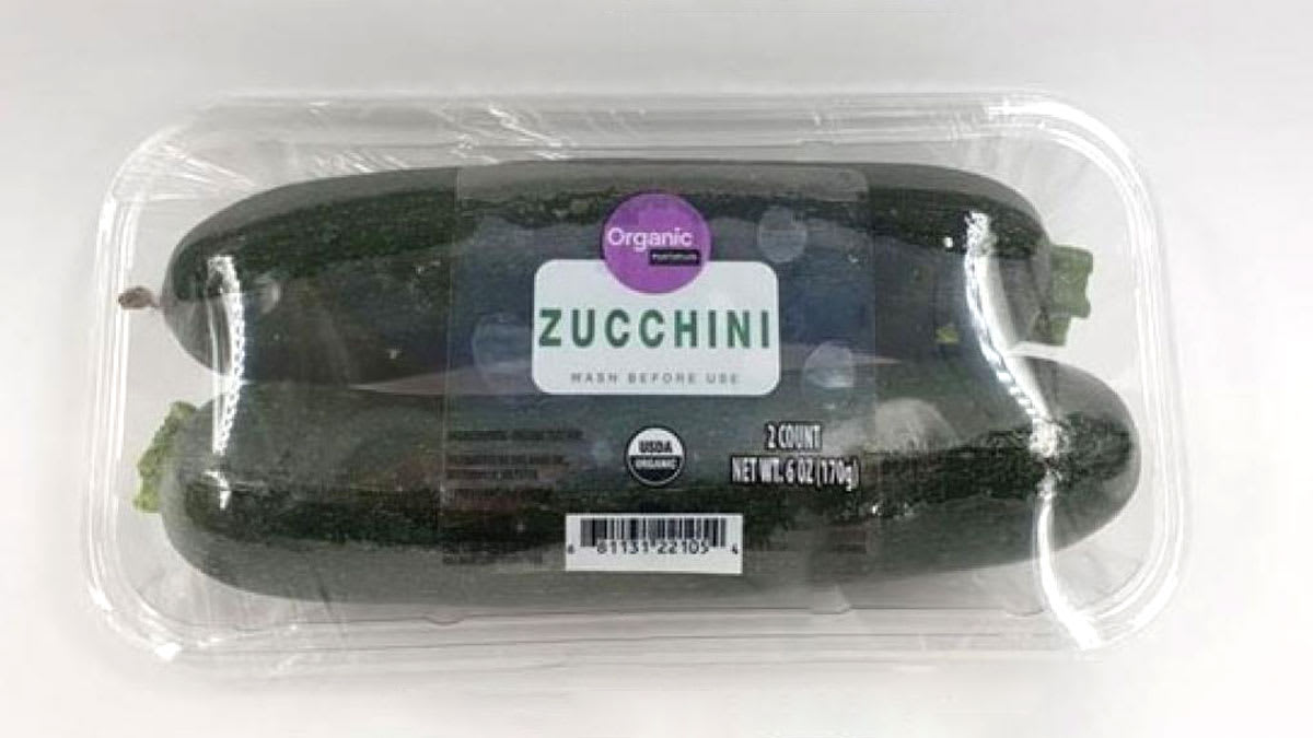 Organic Marketside Zucchini sold at Walmart