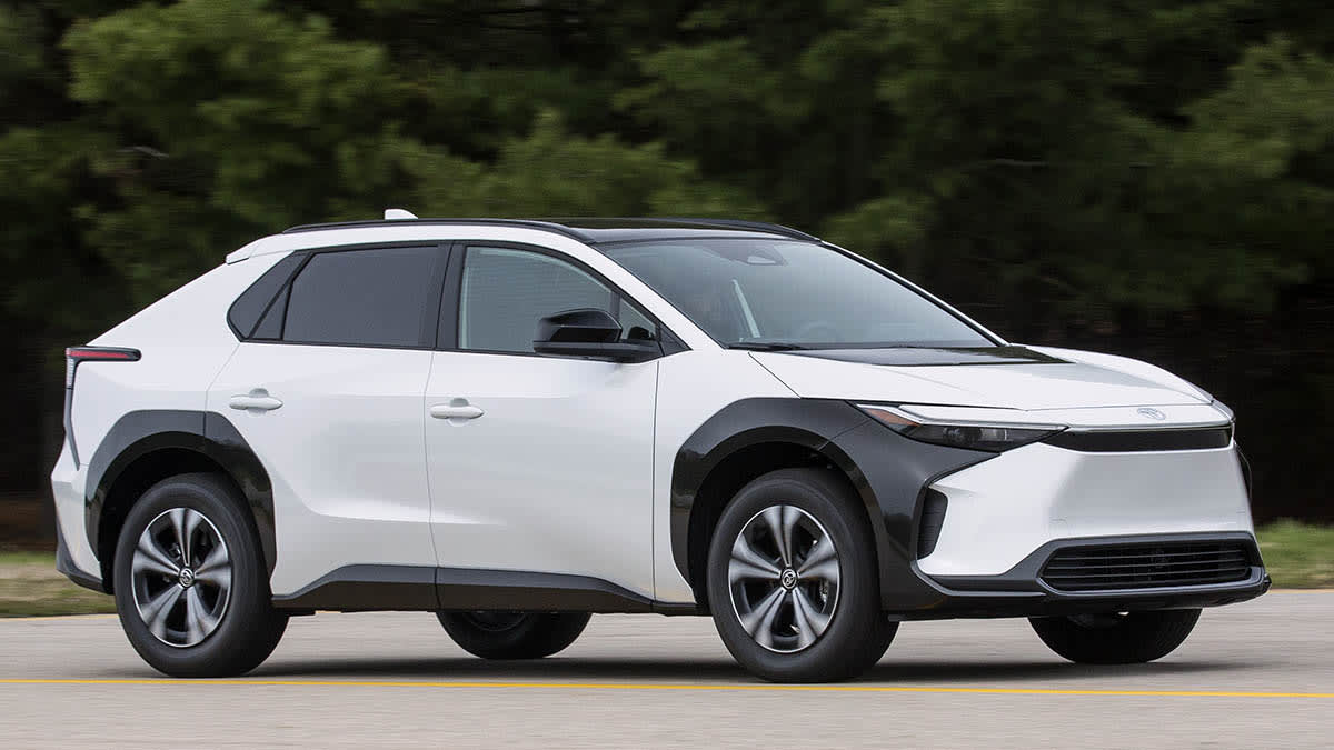 Roomy 2023 Toyota bZ4X EV Impresses on the Road - Consumer Reports